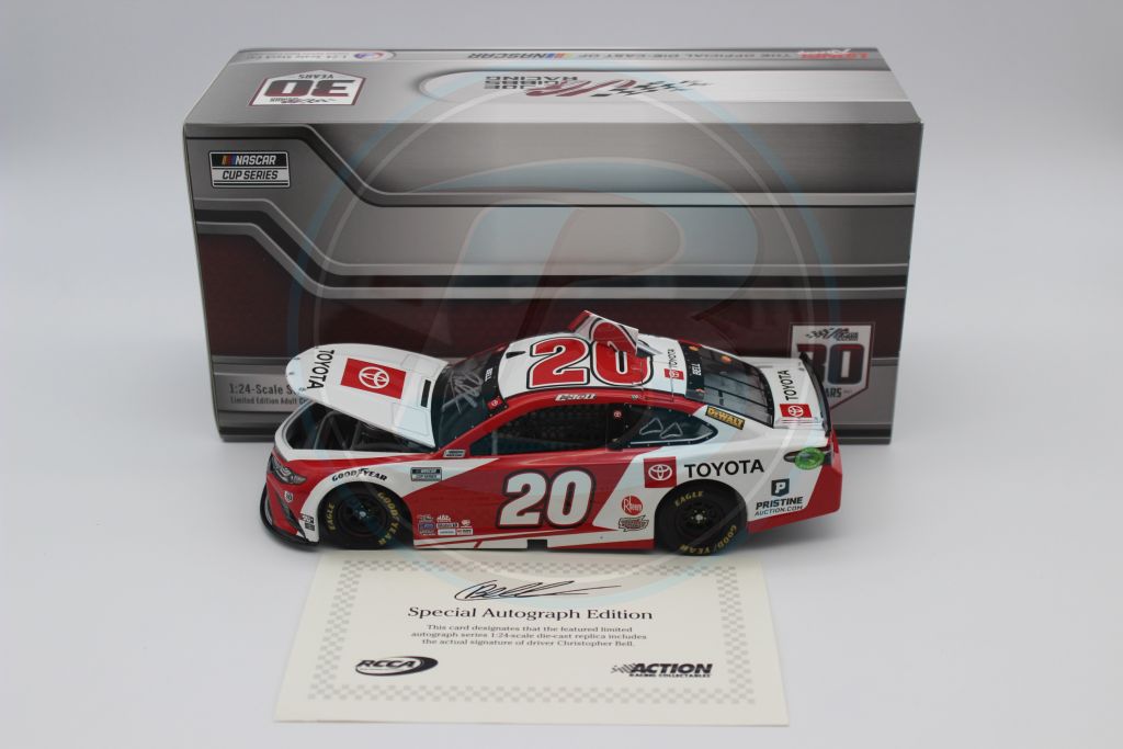 Christopher Bell Autographed 2021 Toyota 1:24 Nascar Diecast