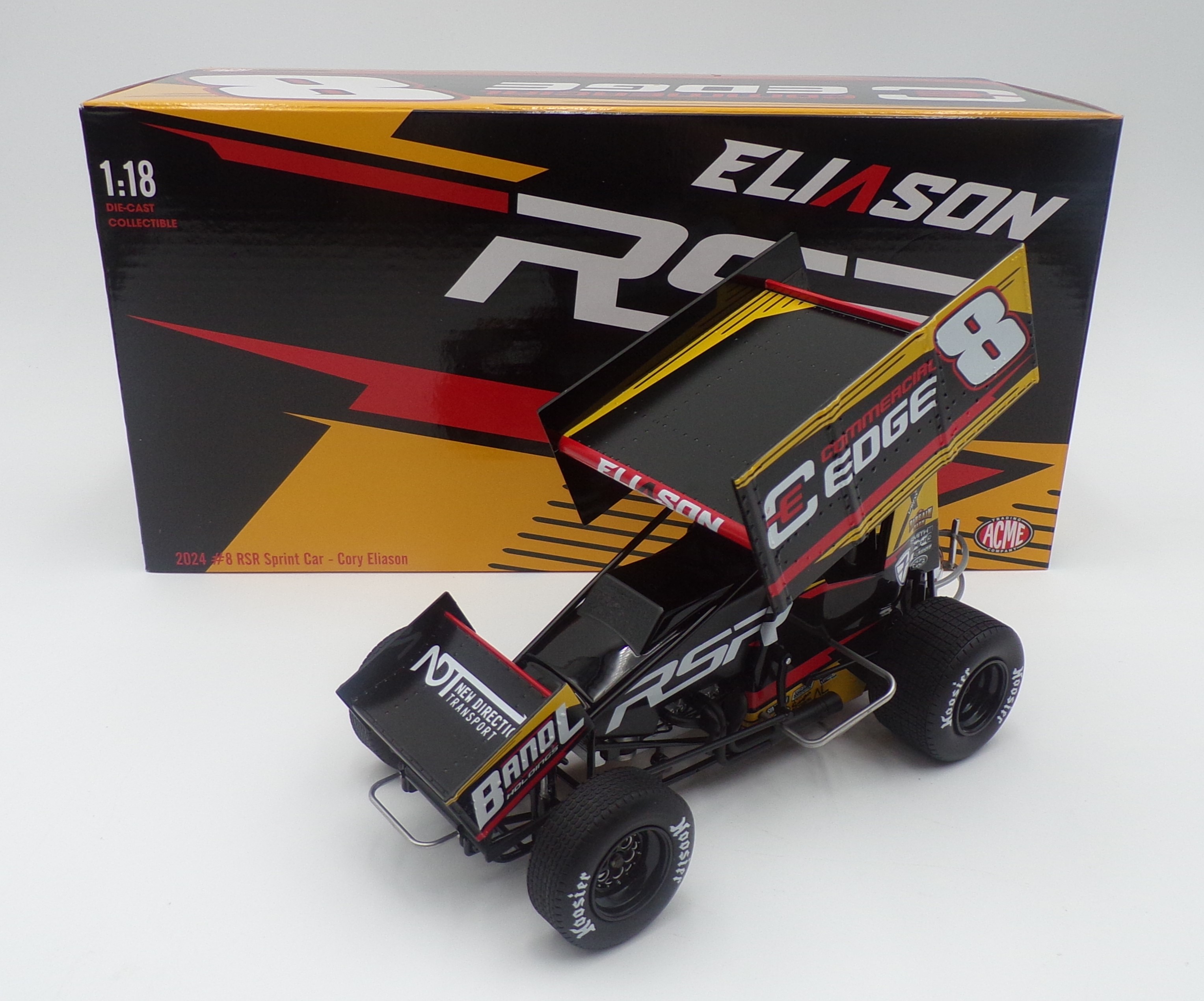 Cory Eliason 2024 RSR Racing Sprint Car #8 1:18 Sprint Car Diecast