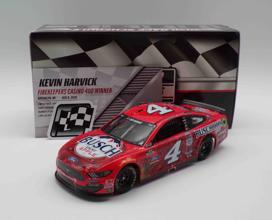 **DIN #1 ** Kevin Harvick 2020 #4 Busch Light Apple / Michigan Win 1:24 ...