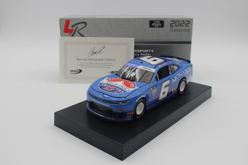 **DIN #1** Ryan Vargas Autographed 2022 Monarch Roofing Darlington ...