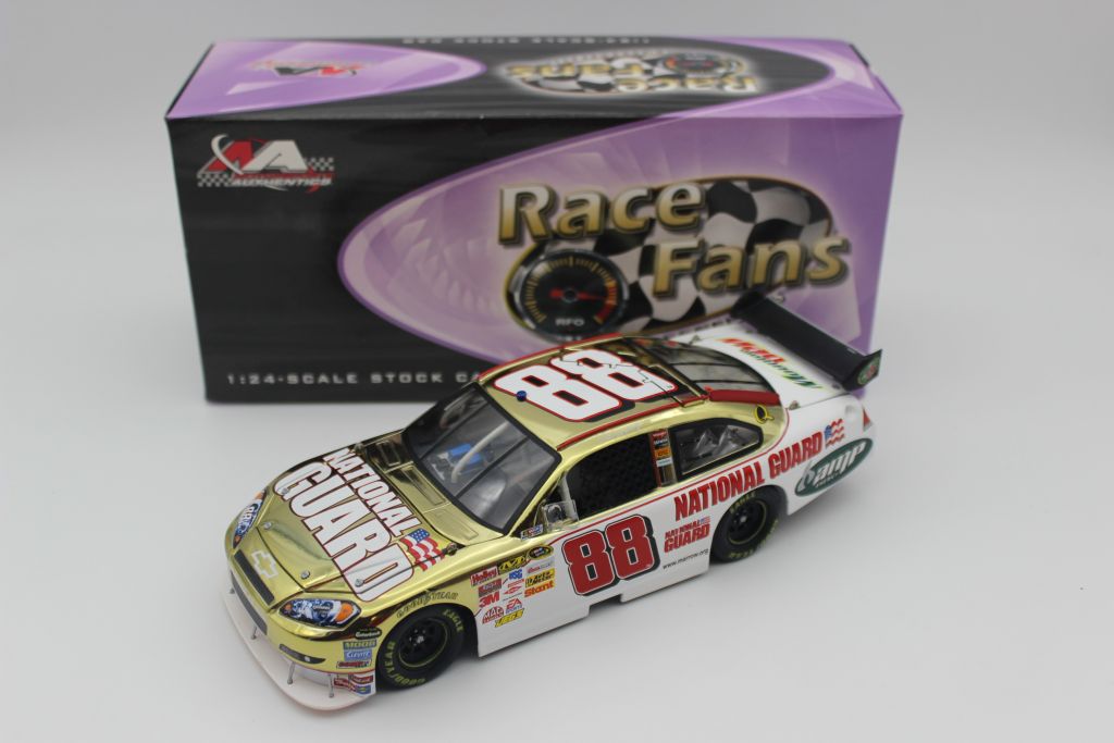 Dale Earnhardt Jr. 2008 National Guard 1:24 Nascar Diecast Gold Chrome