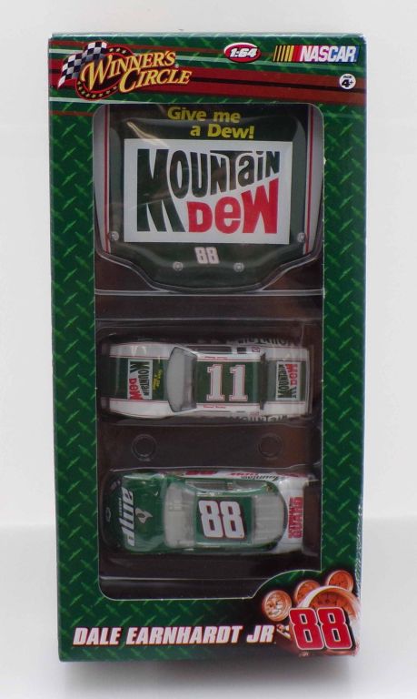 Dale Earnhardt Jr. 2008 and Darrell Waltrip 1981 Mountain Dew 1:64 ...