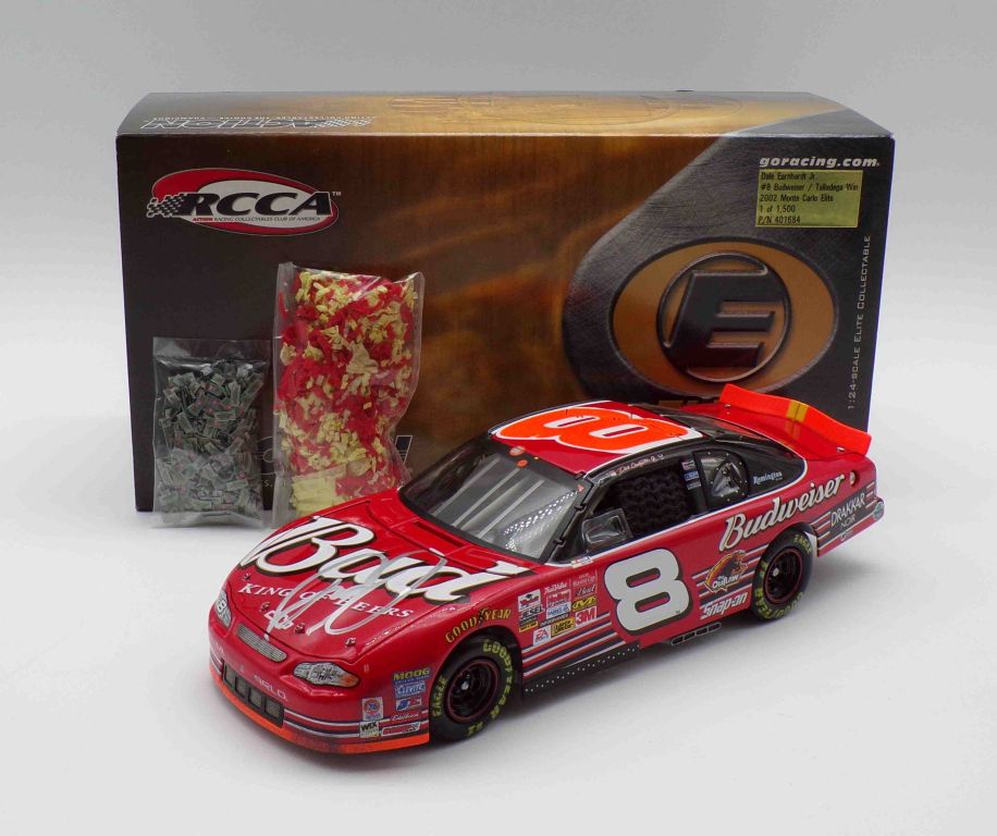 Dale Earnhardt Jr. Autographed 2002 Budweiser / Talladega Win 1:24 RCCA ...