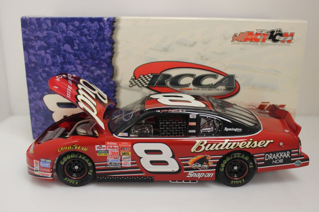 Dale Earnhardt Jr. Autographed 2002 Busweiser RCCA 1:24 Nascar Diecast