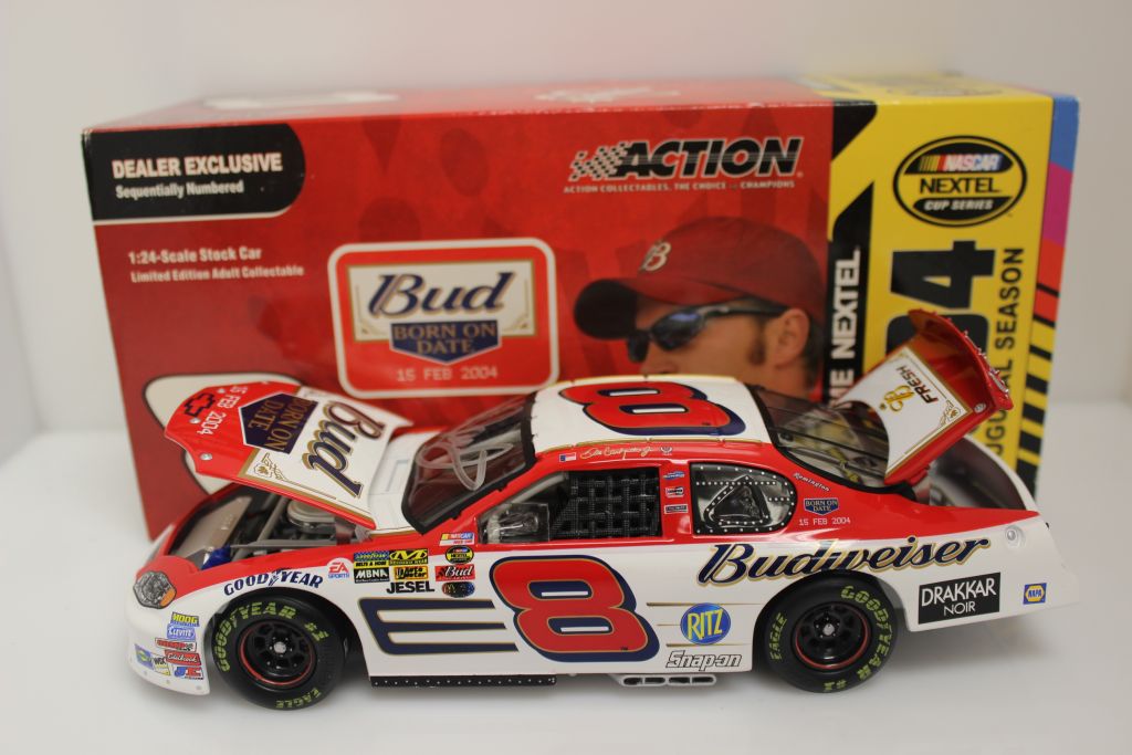 Dale Earnhardt Jr. Autographed 2004 Budweiser / Nextel Born On Date 1: ...