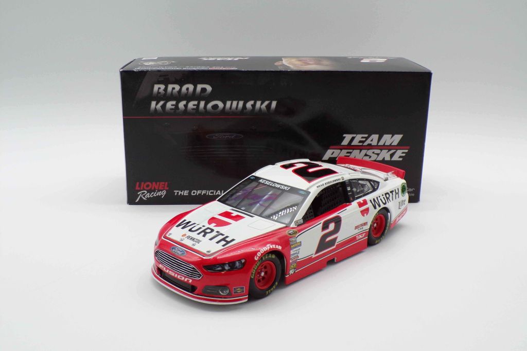 **Damaged See Pictures** Brad Keselowski Autographed 2014 #2 Wurth 1:24 ...