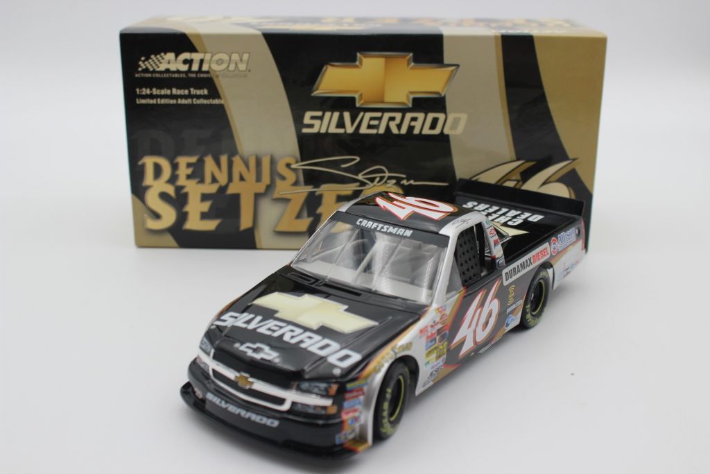 Dennis Setzer Autographed 2004 Silverado 1:24 Nascar Diecast