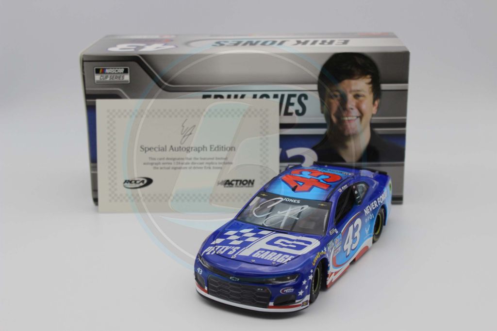 Erik Jones Autographed 2021 Petty's Garage 9/11 Tribute 1:24 Nascar Diecast