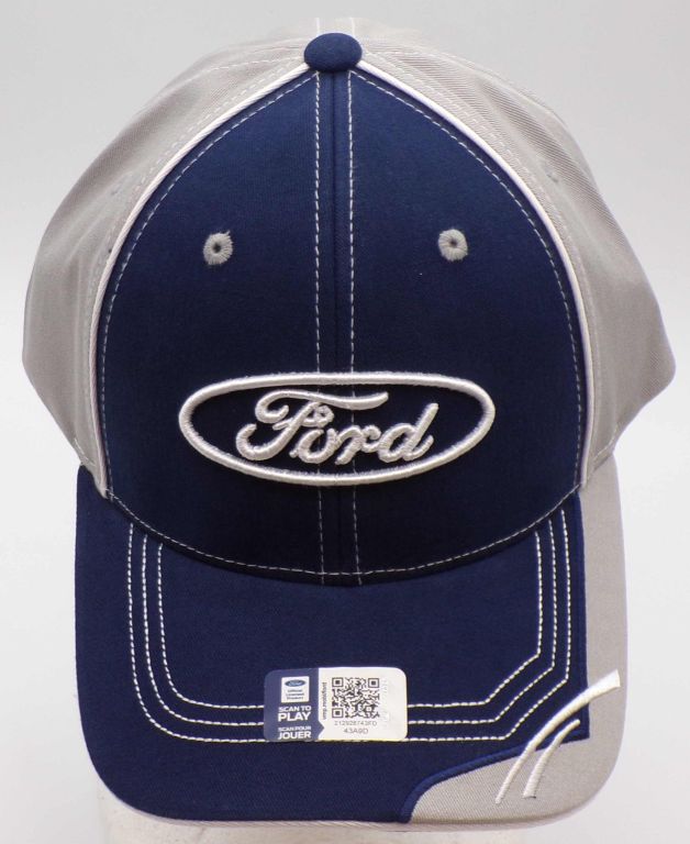 Ford Blue & Gray 100% Cotton Adult Hat