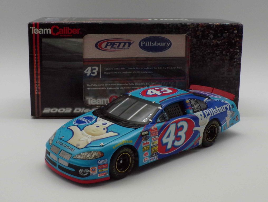 John Andretti 2003 #43 Pillsbury 1:24 Team Caliber Preferred Series Diecast