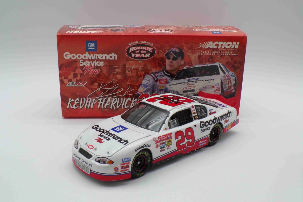 Kevin Harvick Autographed 2001 GM Goodwrench Service Plus / Rookie of ...