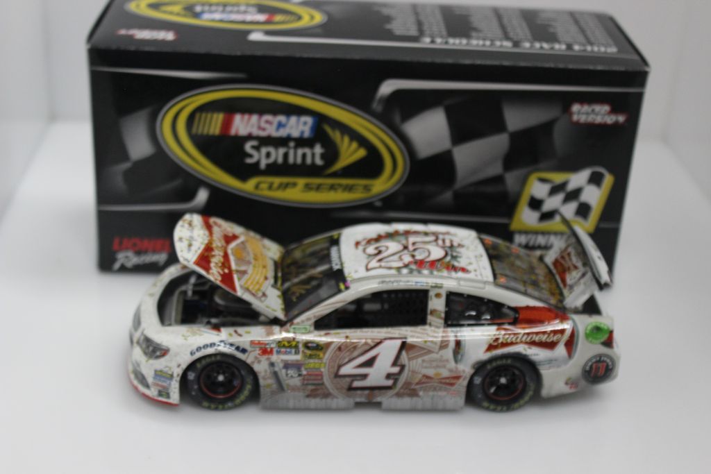 Kevin Harvick Dual Autographed w/ Rodney Childers 2014 Budweiser 25th ...