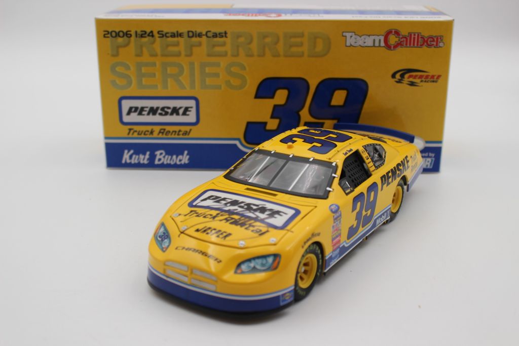 Kurt Busch Autographed 2006 Penske Truck Rental 1:24 Team Caliber ...