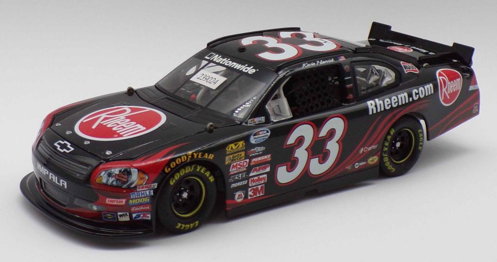 **PROTOTYPE** Kevin Harvick 2010 Rheem Chevy Impala 1:24 Nascar Diecast ...