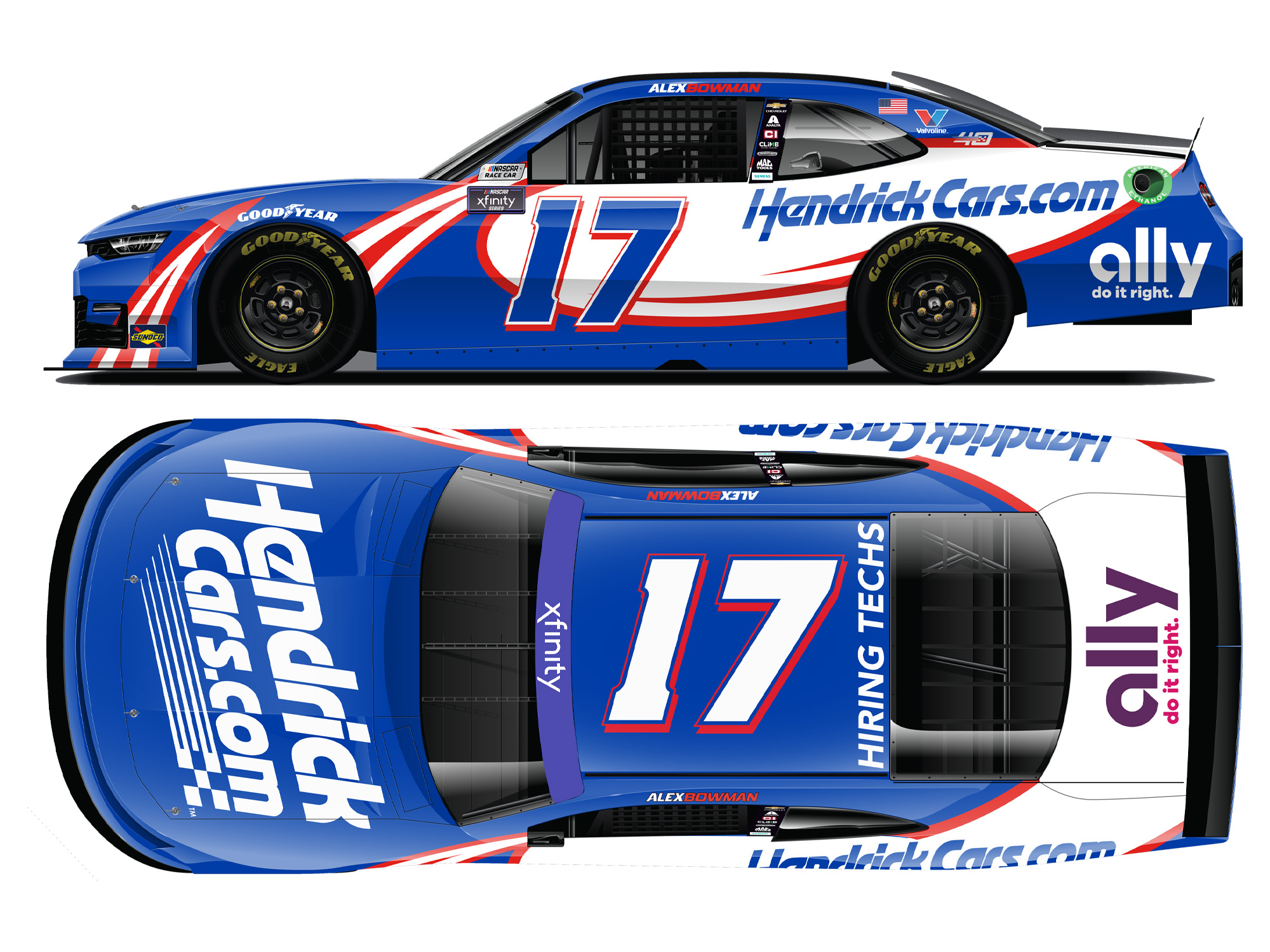 Alex Bowman 2024 Hendrickcars.com 1:24 Nascar Diecast - Xfinity Series