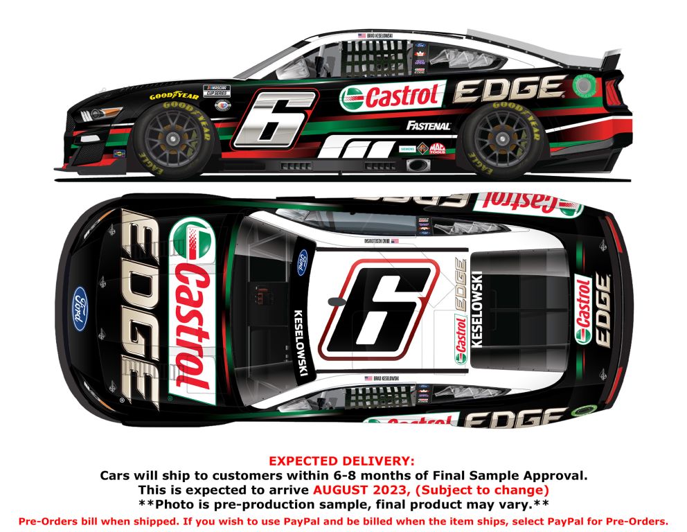 Brad Keselowski 2023 Castrol EDGE 1:64 Nascar Diecast