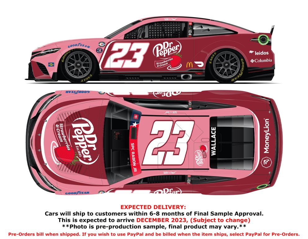 Bubba Wallace 2023 Dr Pepper Strawberries & Cream 1:64 Nascar Diecast