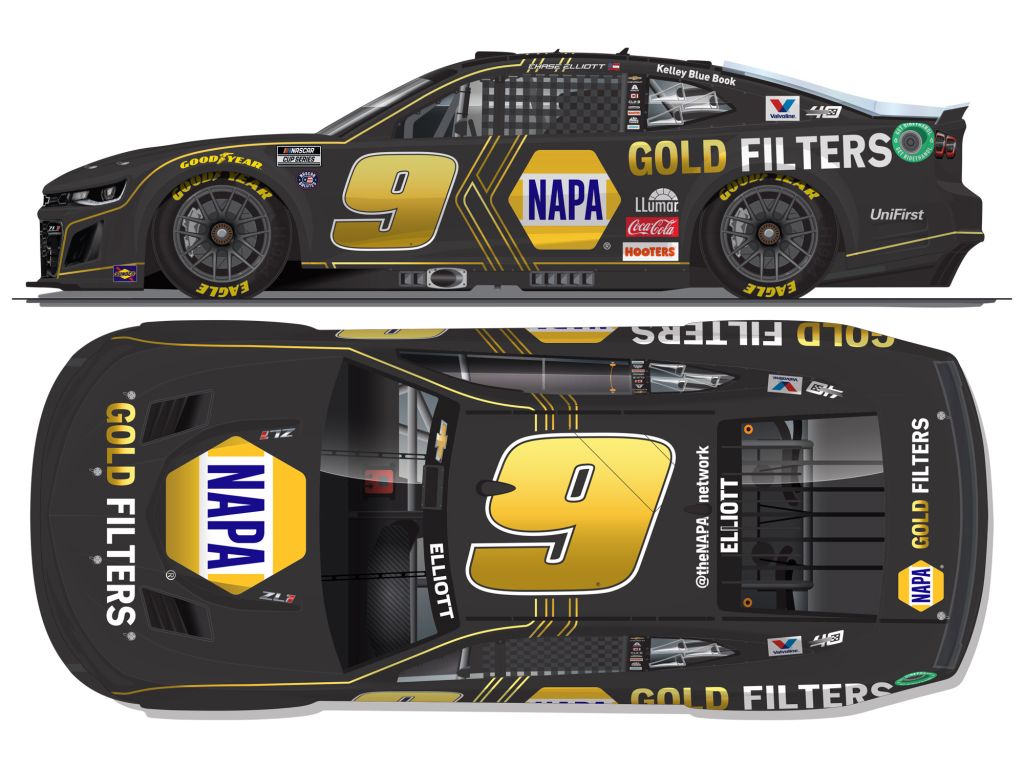 Chase Elliott 2024 Napa Gold Filters 1:64 Nascar Diecast