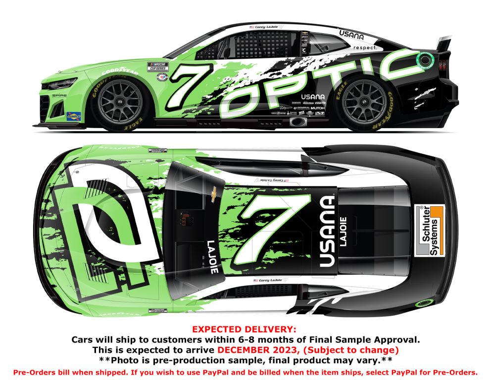 Corey LaJoie 2023 Optic Gaming 1:64 Nascar Diecast