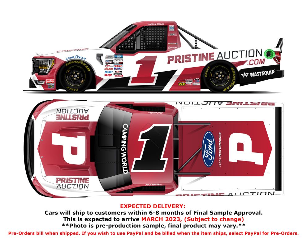 Hailie Deegan 2022 Pristine Auctions 1:24 Nascar Diecast - TRUCK