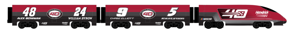 Hendrick Motorsports 40th Anniversary Mini Ready to Play Train Set w ...