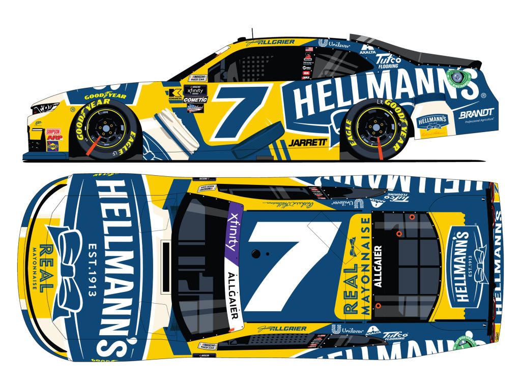 Justin Allgaier 2024 Hellmann's 1:24 Nascar Diecast