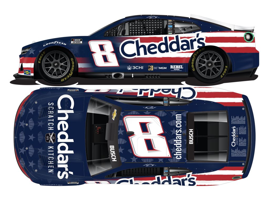 Kyle Busch 2024 Cheddar's Salutes 1:64 Nascar Diecast