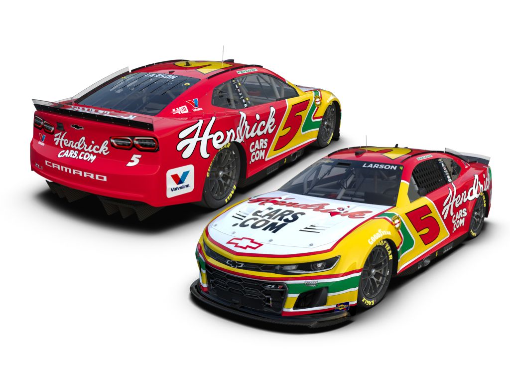 Kyle Larson 2024 Hendrickcars.com Throwback 1:24 Nascar Diecast