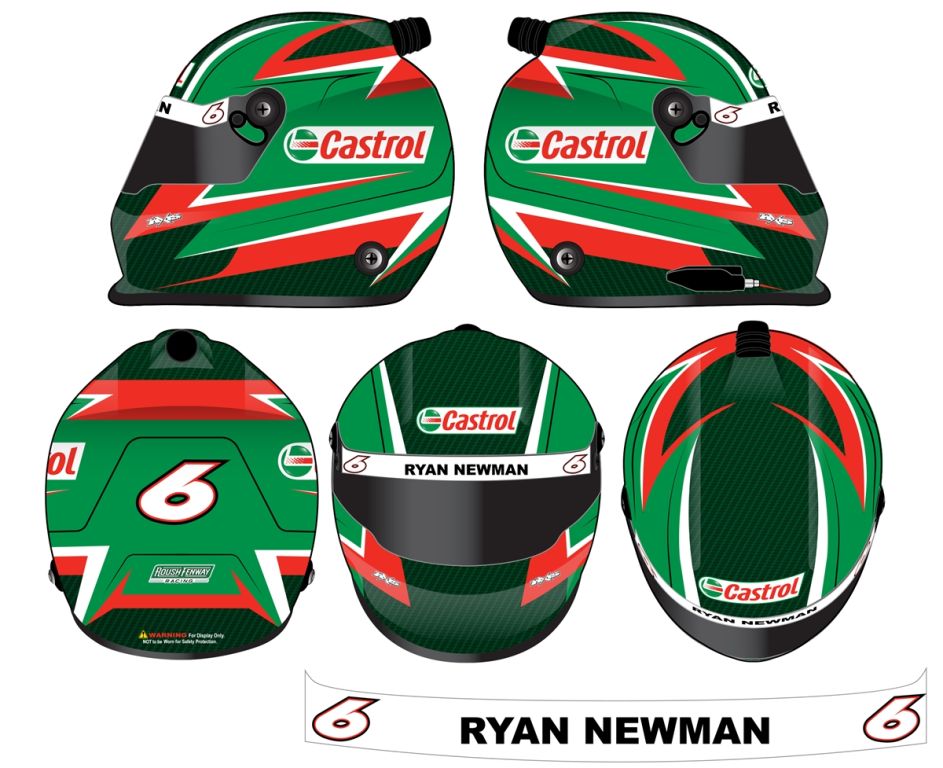 Ryan Newman 2020 Castrol Full Sized Replica Helmet