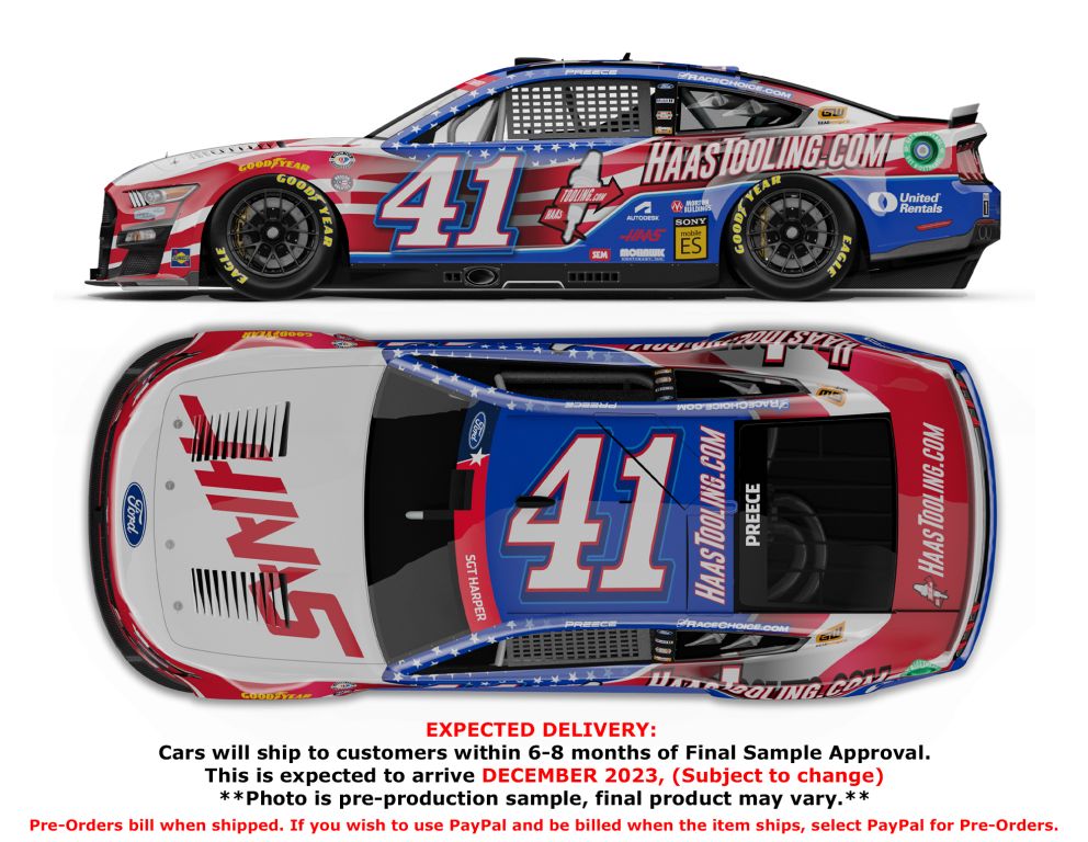 Ryan Preece 2023 HaasTooling.com Salutes 1:64 Nascar Diecast