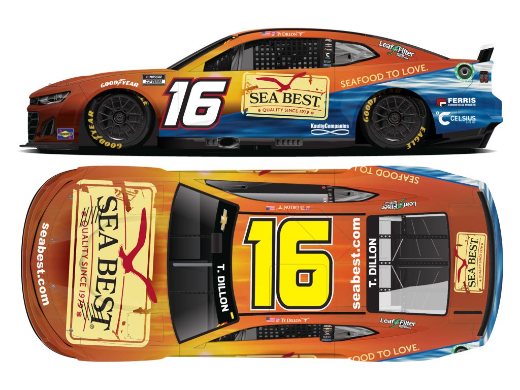 Ty Dillon 2024 Sea Best 1:24 Nascar Diecast