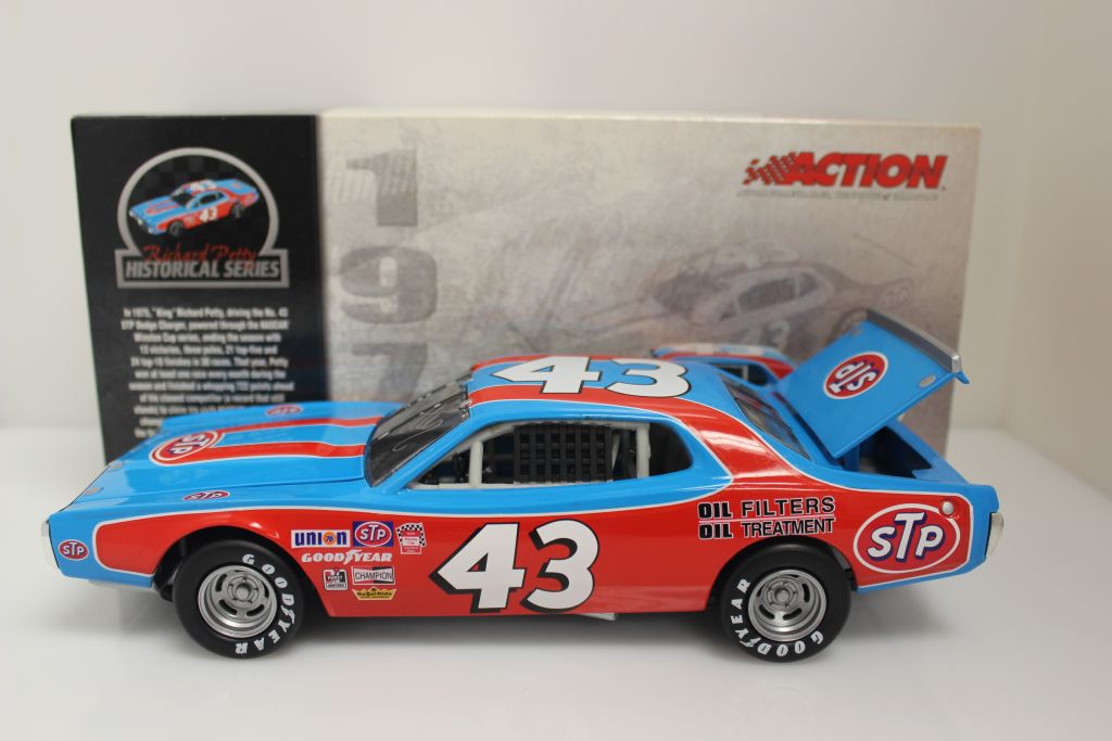 Richard Petty Autographed 1975 STP Dodge Charger / Winston Cup Champion ...