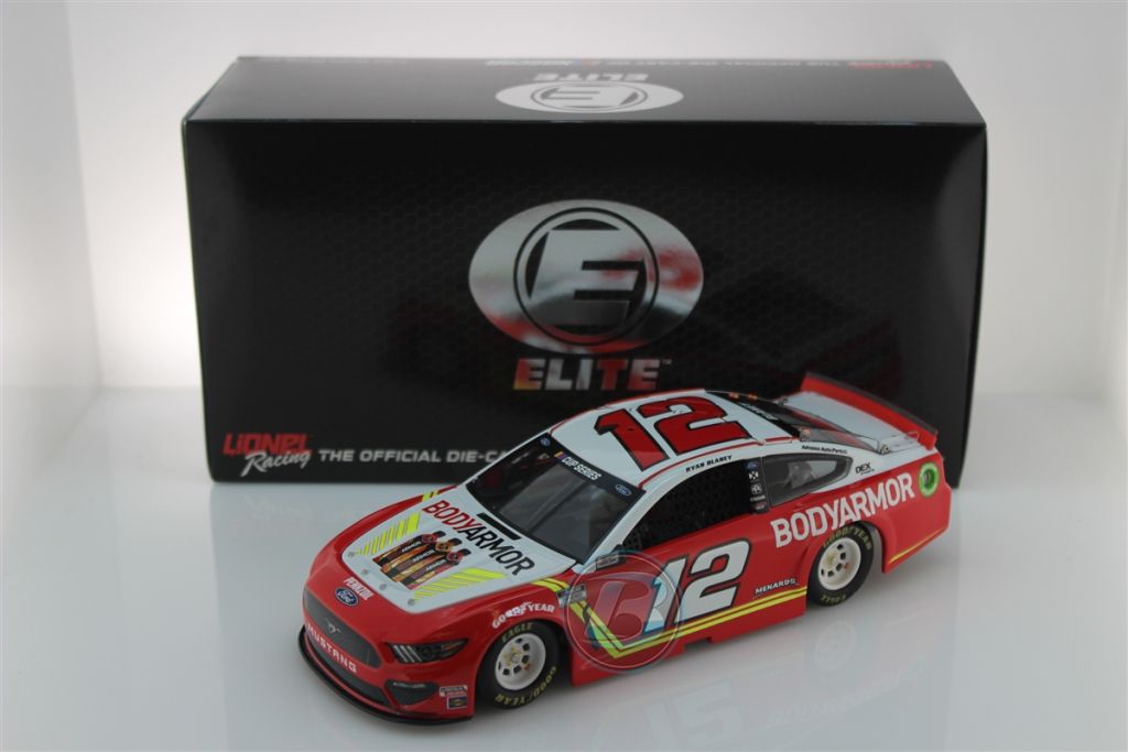 Ryan Blaney 2020 BODYARMOR 1:24 Elite Nascar Diecast