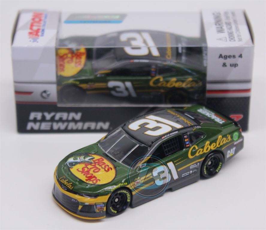 Ryan Newman 2018 Bass Pro Shops / Cabela's 1:64 Nascar Diecast