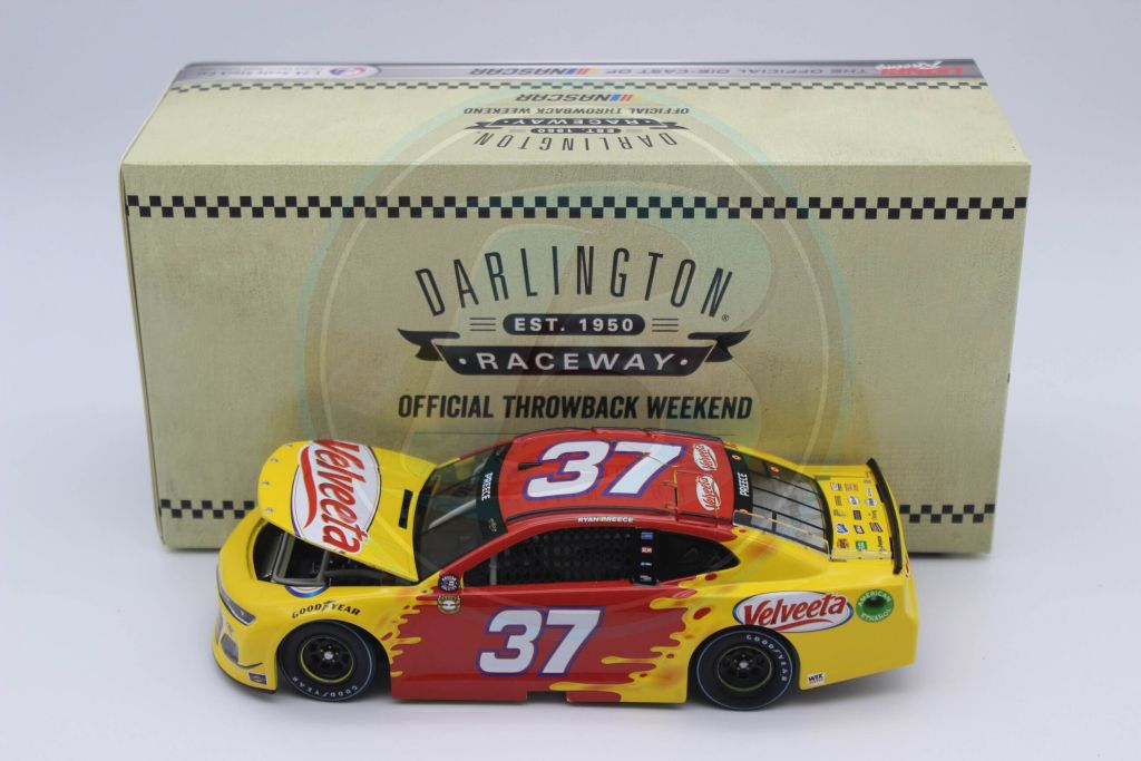 Ryan Preece 2021 Velveeta Darlington Throwback 1:24 Nascar Diecast