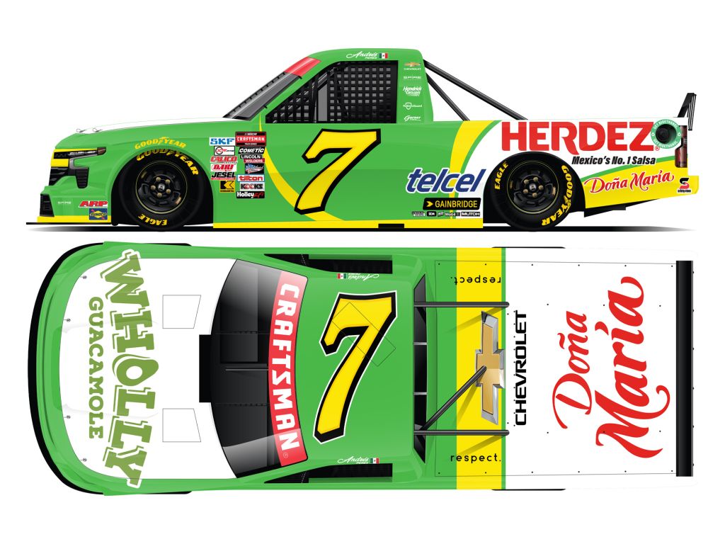 Andres Perez 2024 Herdez / Wholly Guacamole Truck Series 1:24 Nascar ...