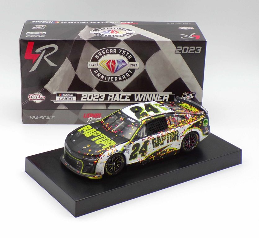 William Byron 2023 Raptor Las Vegas 3/5 Race Win 1:24 Nascar Diecast