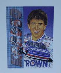 1992 Rob Moroso Crown Sam Bass Print 19.5" X 15.5"  1992 Rob Moroso Crown Sam Bass Print 19.5" X 15.5"