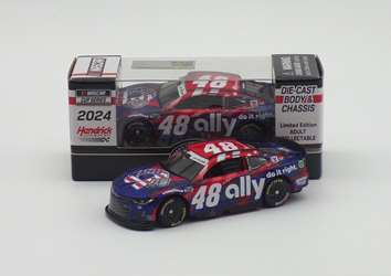 Alex Bowman 2024 Ally Patriotic 1:64 Nascar Diecast Chassis Alex Bowman, Nascar Diecast, 2024 Nascar Diecast, 1:64 Scale Diecast Chassis