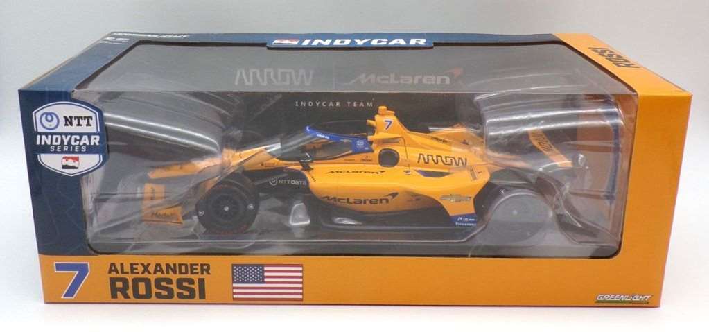 Alexander Rossi #7 2023 McLaren / Arrow McLaren (Arrow McLaren 60th  Anniversary Triple Crown Accolade Indy 500 Livery) - NTT IndyCar Series  1:18 Scale ...