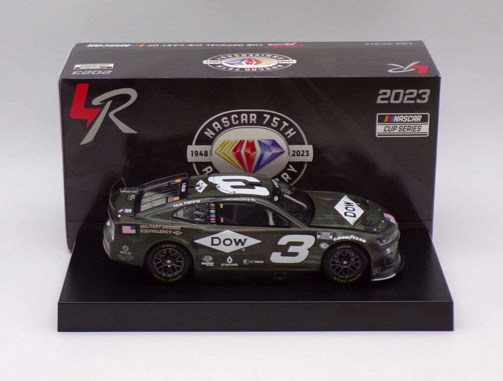 Austin Dillon 2023 Dow Salutes Veterans 1:24 Nascar Diecast