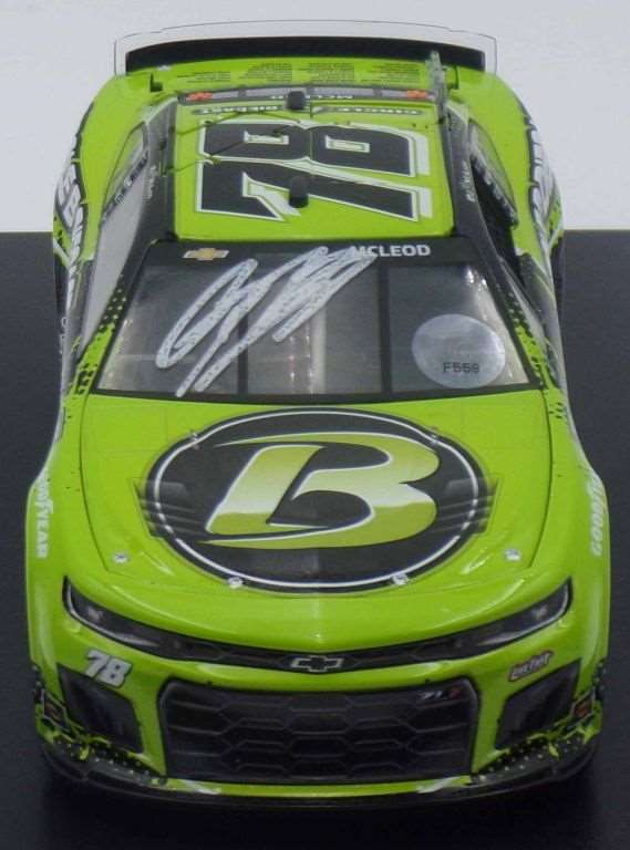 BJ McLeod Autographed 2023 Circle B Diecast.com / Las Vegas 1:24 Nascar ...