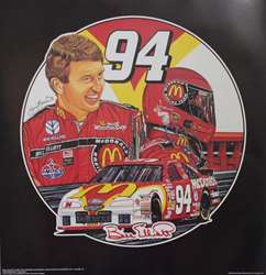 Bill Elliott 1996  "Winners Circle" Sam Bass 25"X 24" Print  Sam Bass, Bill Elliott, Thunderbat, Monster Energy Cup Series, Winston Cup, Print,  Bill Elliott 1996  "Winners Circle" Numbered Sam Bass 25"X 24" Print