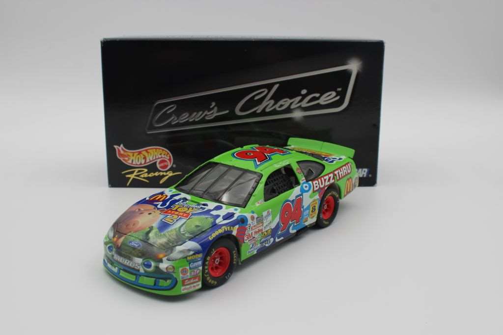 Bill Elliott 1999 McDonalds Toy Story 2 1 24 Hot Wheels Diecast Crews Choice