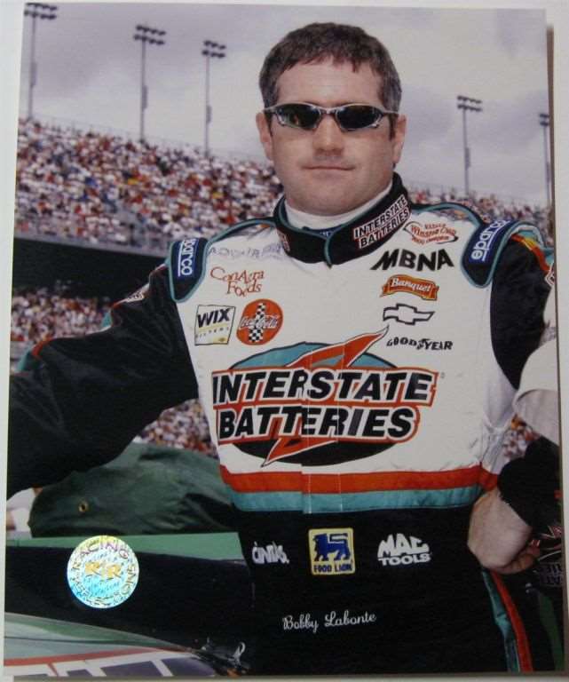 Bobby Labonte #18 Interstate Batteries 8 X 10 Photo