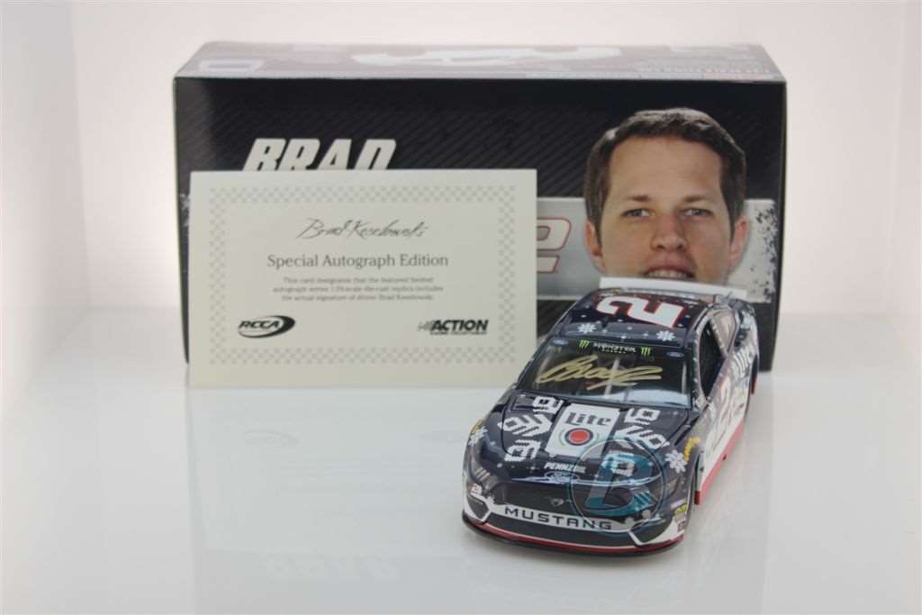 Brad Keselowski 2019 Miller Lite 2024 Holiday Sweater NASCAR Diecast