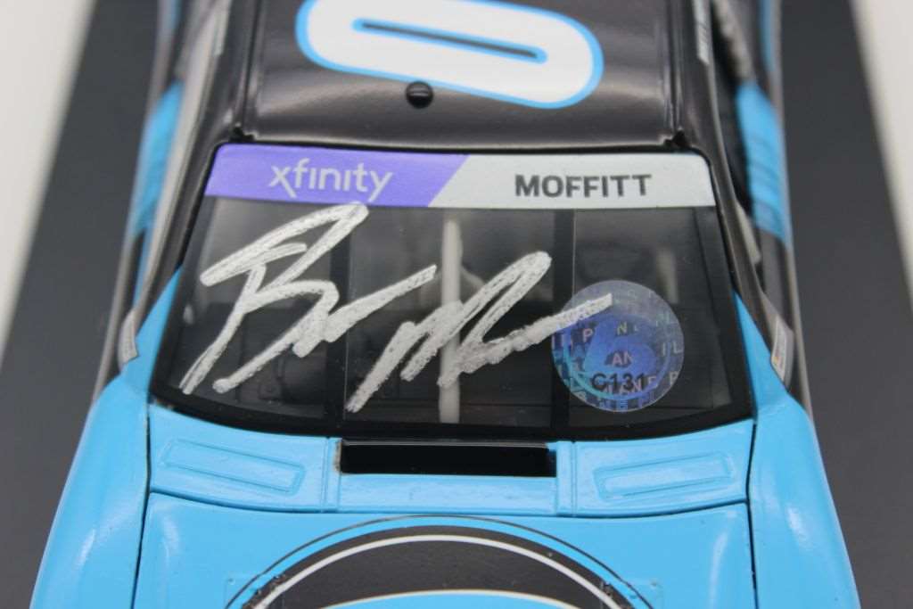 Brett Moffitt Autographed 2022 Circle B Diecast 1:24 Nascar Diecast