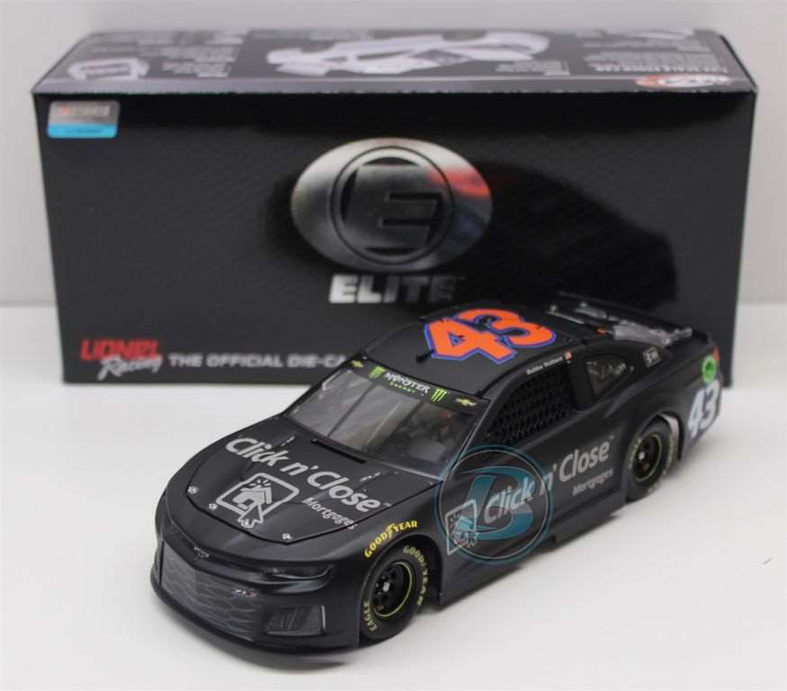 Bubba Wallace 2018 Click N' Close Test Car 1:24 Elite Nascar Diecast