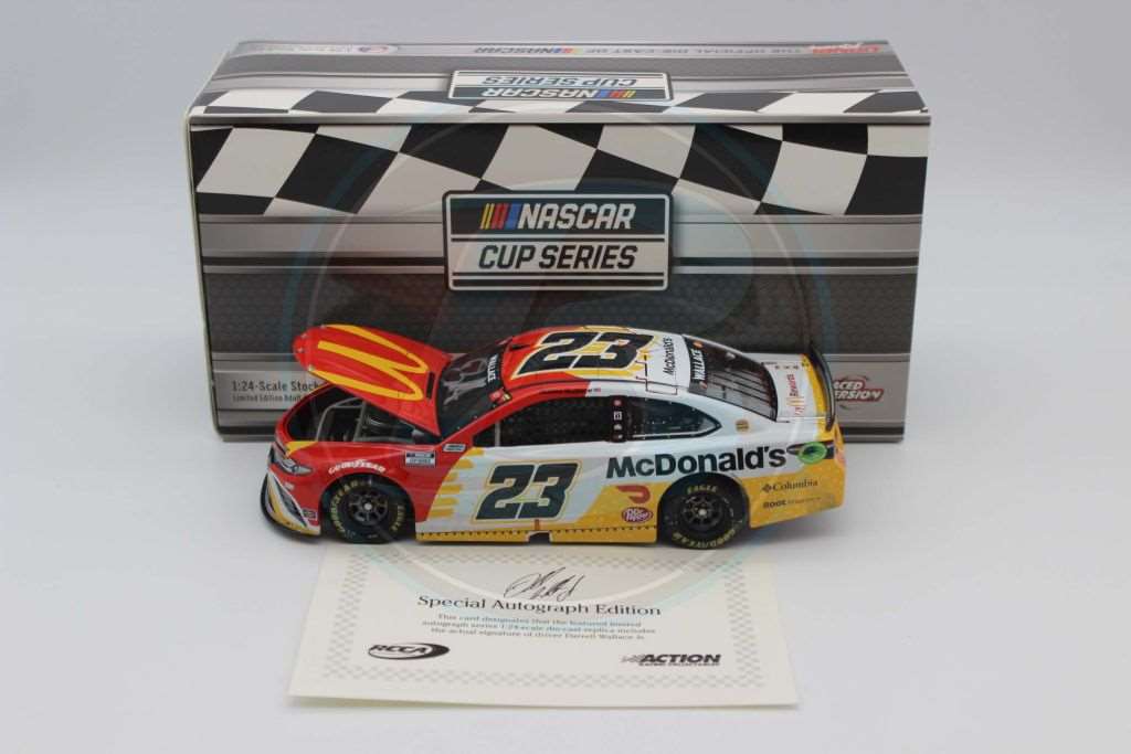 Darrell Bubba Wallace 1/24 McDonald's Autographed edition nascar deals limited