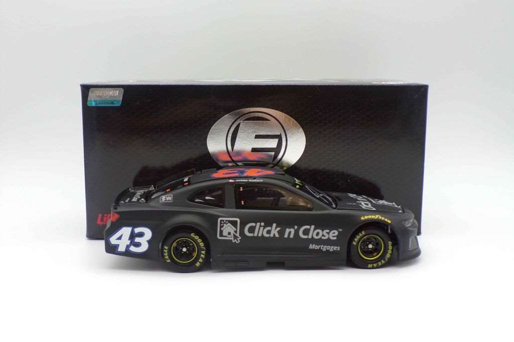 Bubba Wallace Autographed W/ Paint Pen 2018 #43 Click N' Close Test Car ...